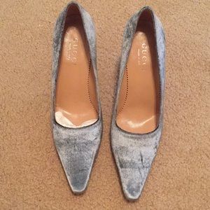 Brand New Gray Gucci shoes.